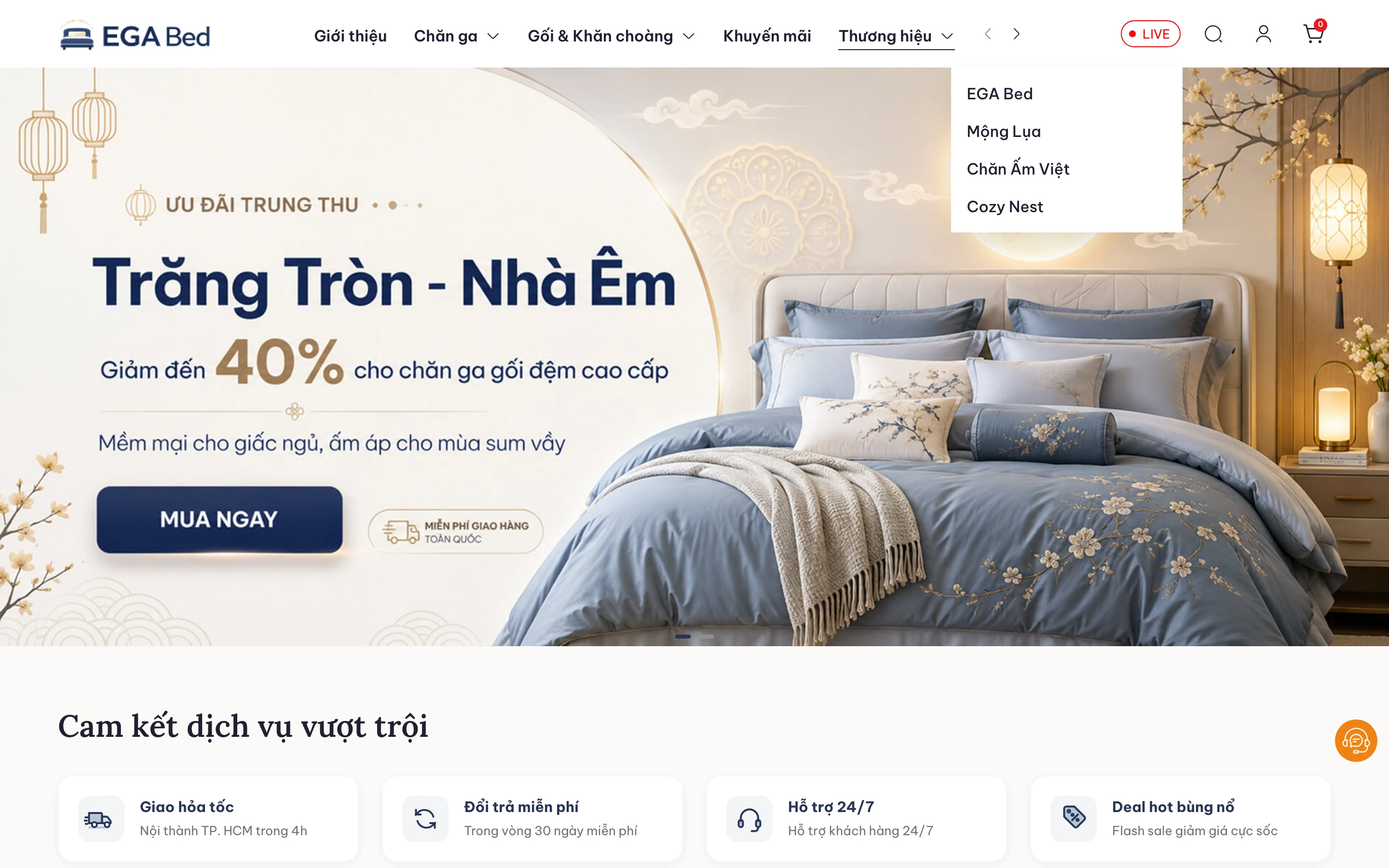 Menu nhiều cấp