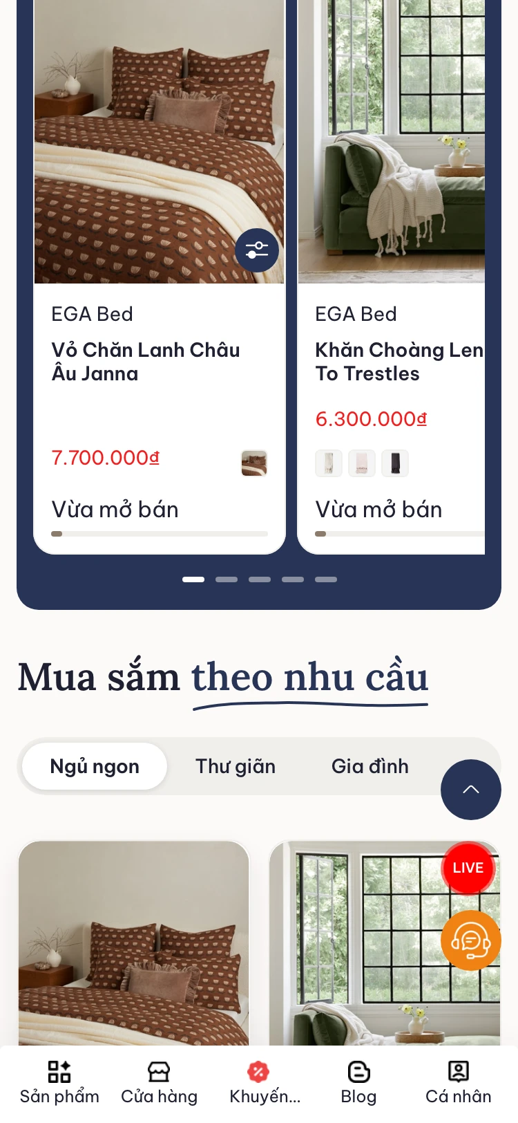 Thanh 5 nút cố định