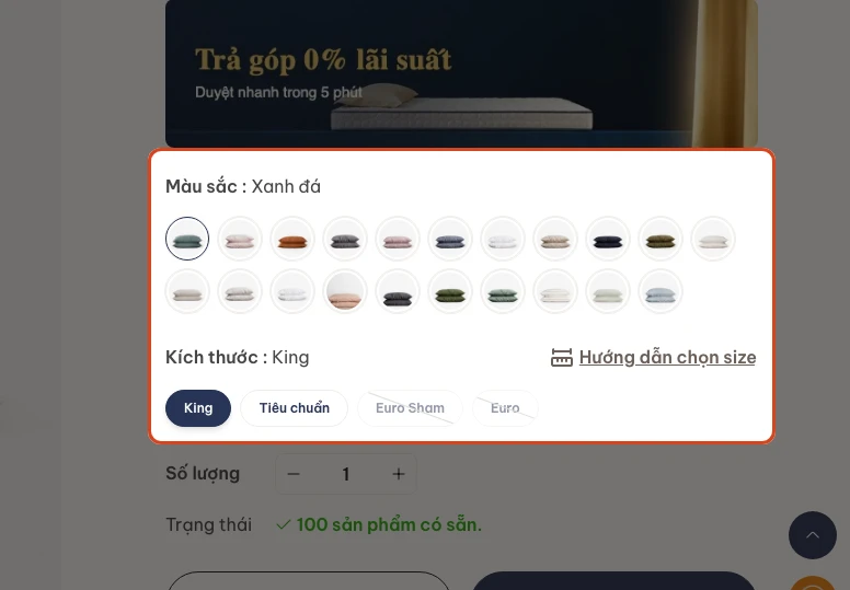 Chọn biến thể